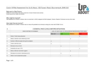 thumbnail of U&A Covid-19 Risk Assessment Oct20